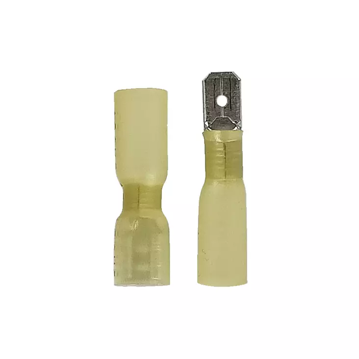 Lattaliitinsarja 4.0-6.0mm2 5+5kpl keltainen Kutiste eristeellä - Liittimet ja tarvikkeet - 0018043 - 1