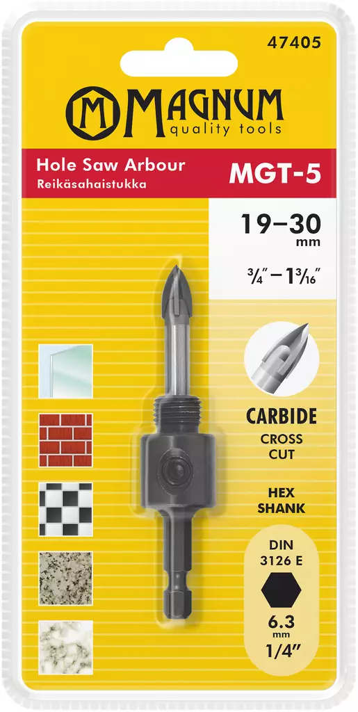 Magnum Istukka MGT-5 6,3mm 19-30mm - Istukat ja istukka-avaimet - 0001243 - 1