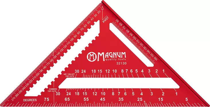 Magnum Kirvesmiehen kolmiosuorakulma 300mm - Viivaimet ja suorakulmat, kulmamitat - 0021113 - 1