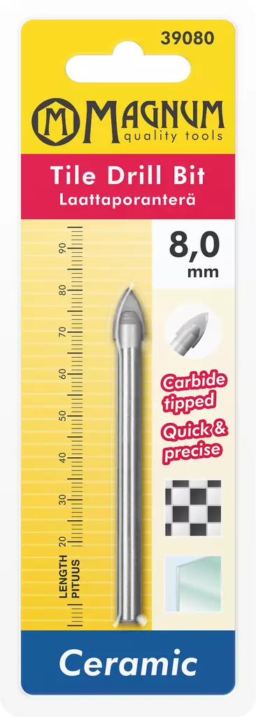 Magnum Laattaporanterä 5mm - Kaakeli- ja lasiporanterät - 0001373 - 1