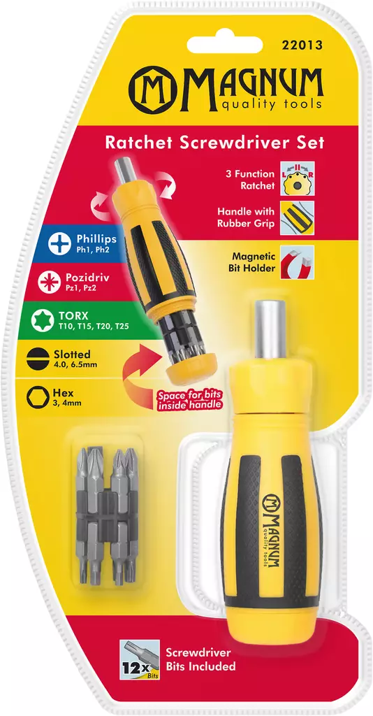 Magnum Räikkäruuvitaltta 13-os. - Meisselisarjat - 0001053 - 1