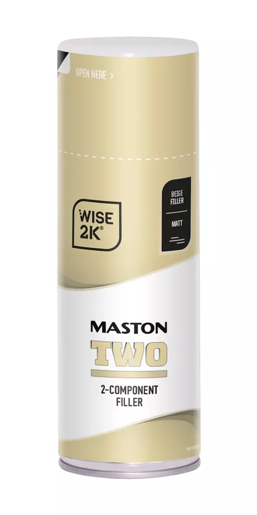 Maston spraymaali 2K Two Ruiskukitti 400ml - Pohjamaalit spray - 0000103 - 1
