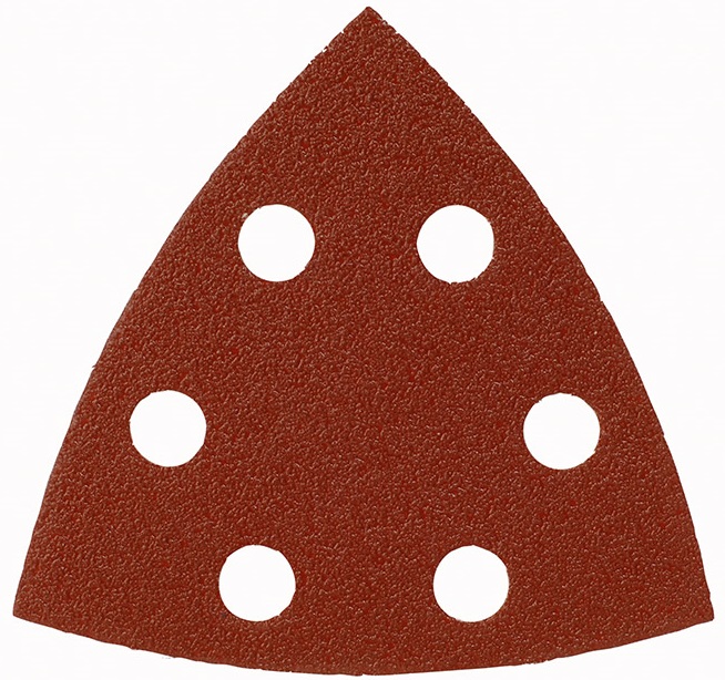 Mirka Hiomakolmio pun. 93x93x93 tarra 6R P40 5/pakk - Hiomalaikat - 0006883 - 1