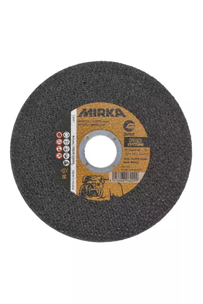 Mirka M-Pro Katkaisulaikka 125x1,6mm Inox - Katkaisulaikat - 0007013 - 1