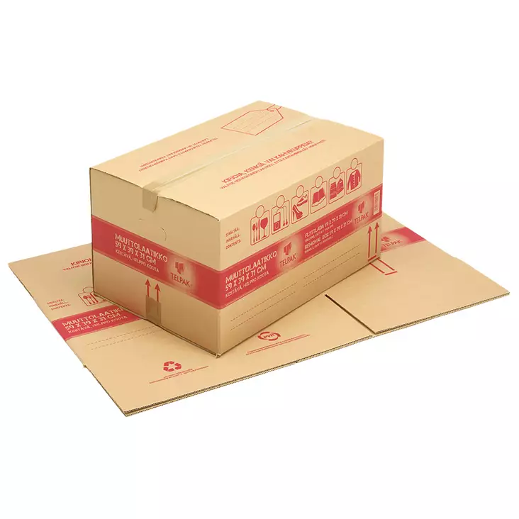 Muuttolaatikko 590x390x310mm - Pahvilaatikot ja muuttolaatikot - 0003223 - 1