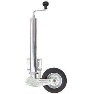 Nokkapyörä taittuva 200kg umpikumi - Nokkapyörät ja kiinnikkeet - 0008673 - 1