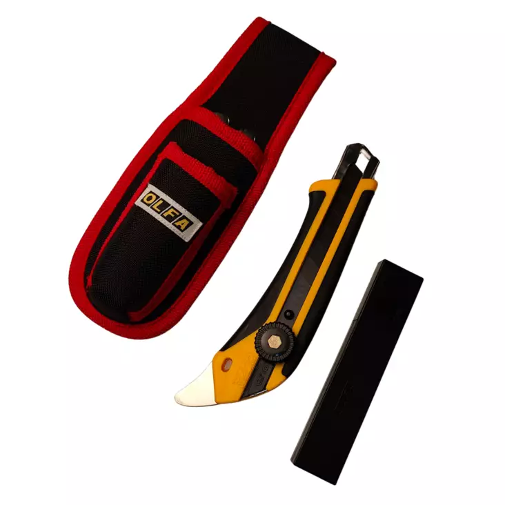 Olfa Combo katkoteräveitsi 18mm vyökotelolla - Mattopuukot - 0006083 - 2