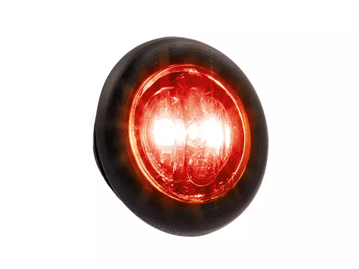 Optibeam Led-äärivalo 12/24V punainen pyöreä - Äärivalot ja heijastimet - 0018863 - 1