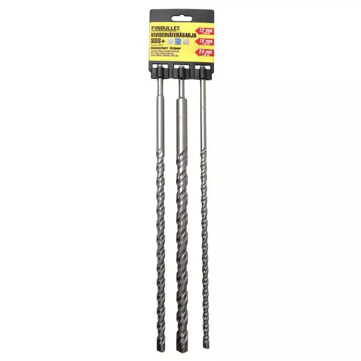 Oranki SDS+ kiviseinäteräsarja 450mmx12,16,24mm - SDS-kiviporanterät - 0009453 - 1