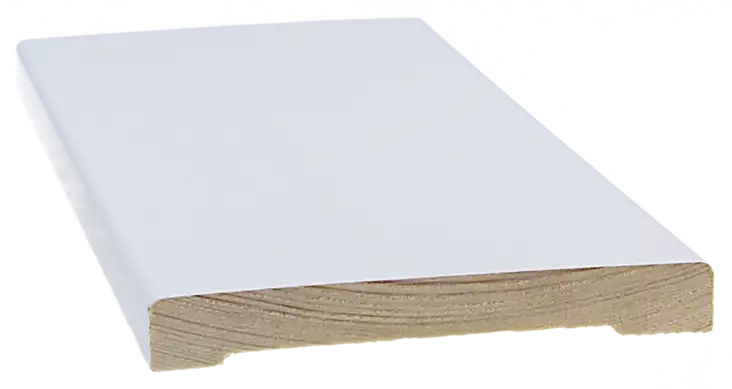 Peitelista 12x92x3300mm valkoinen - Peitelistat - 0000733 - 1