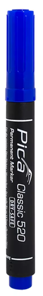 Pica Merkintätussi pyöreä sininen 1-4mm - Merkkauskynät ja tussit - 0022343 - 1