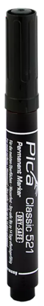 Pica Merkintätussi viisto musta 2-6mm - Merkkauskynät ja tussit - 0022333 - 1