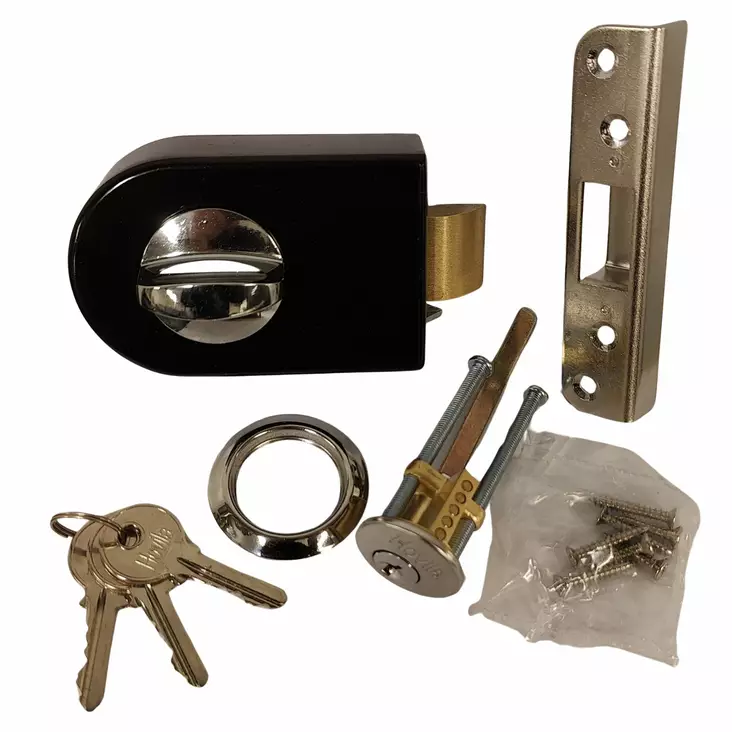 Pintalukko avainpesällä ja vastaraudalla - Oven lukot - 0017723 - 1