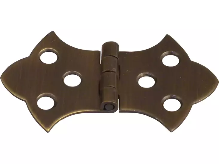 Pisla antiikkisarana 57,2x33mm ant,messinki - Kalustesaranat - 0002153 - 1