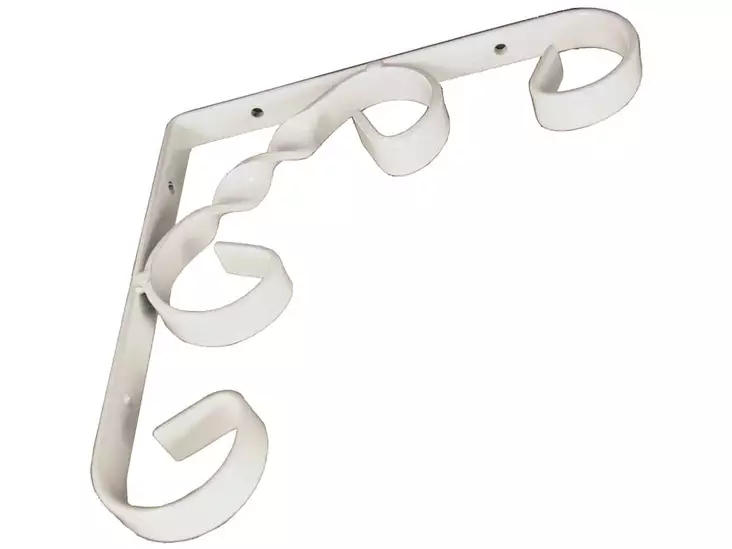 Pisla hyllynkannatin 150x150 valkoinen - Metalliset hyllynkannattimet - 0001853 - 1