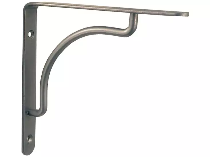 Pisla hyllynkannatin Aqua 130x130mm harmaa - Metalliset hyllynkannattimet - 0001863 - 1