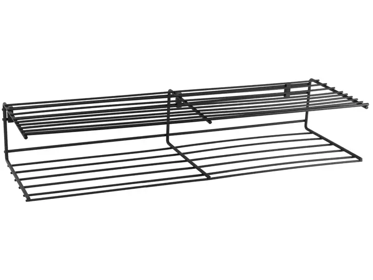 Pisla kenkäteline 750x270x140mm musta - Hyllykiskot ja kannakkeet - 0002493 - 1