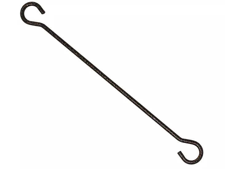 Pisla ripustuskoukku 30cm teräs antiikkipronssi - Katto- ja kulmakoukut - 0002193 - 1