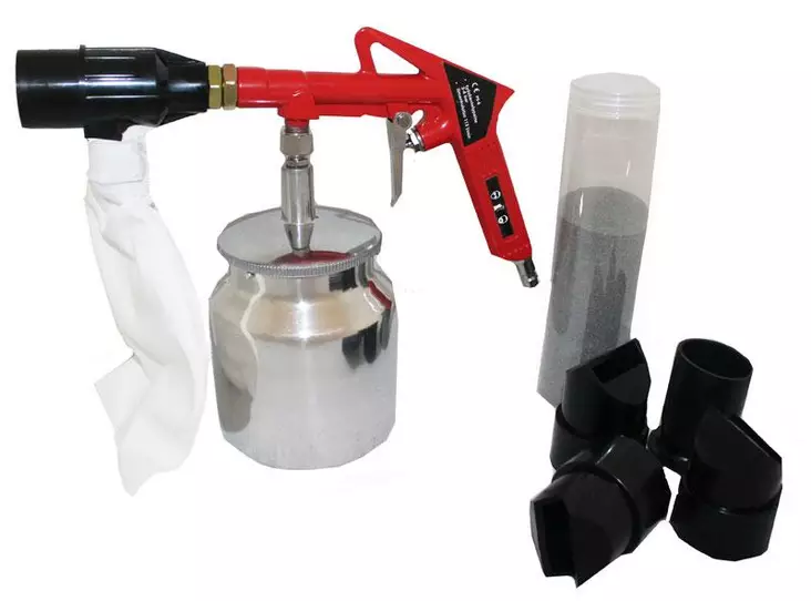 Pistehiekkapuhallin, paineilma - Hiekkapuhallus - 0006453 - 1