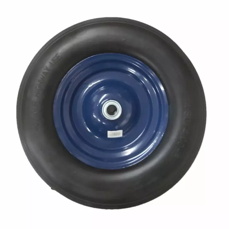 Puhkeamaton pyörä teräsvanne 4.00-8 - Umpikumipyörät - 0016393 - 1