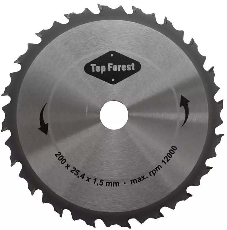 Raivaussahan kovapalaterä 200 x 25,4 x 1,5 mm - Raivaussahanterät ja tarvikkeet - 0018743 - 1