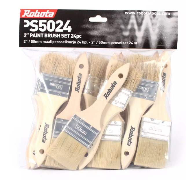 Robota sivellinsarja 12+12kpl - Siveltimet ja pensselit - 0014743 - 1