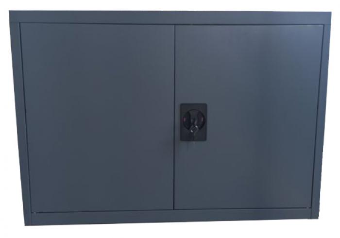 Seinäkaappi 850*300*600 mm, max. 50 kg RAL7011 - Varastokaapit - 0006363 - 1