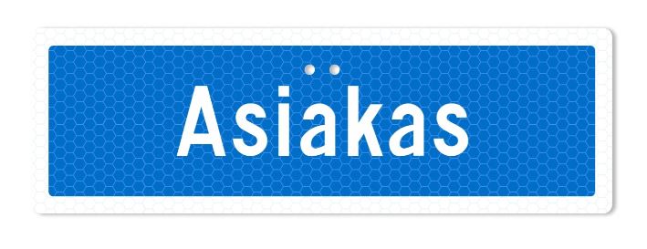 Sekure 3mm, 50x16cm Alumiinikyltti Asiakas - Ohjekyltit - 0017093 - 1