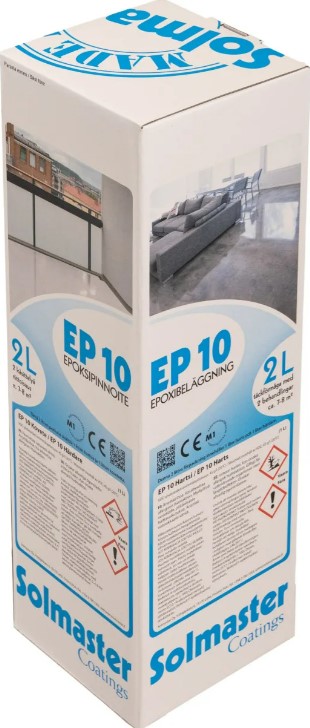 Solmaster epoksipinnoite EP 10 sävy 01 2L - Sisämaalit - 0011313 - 1