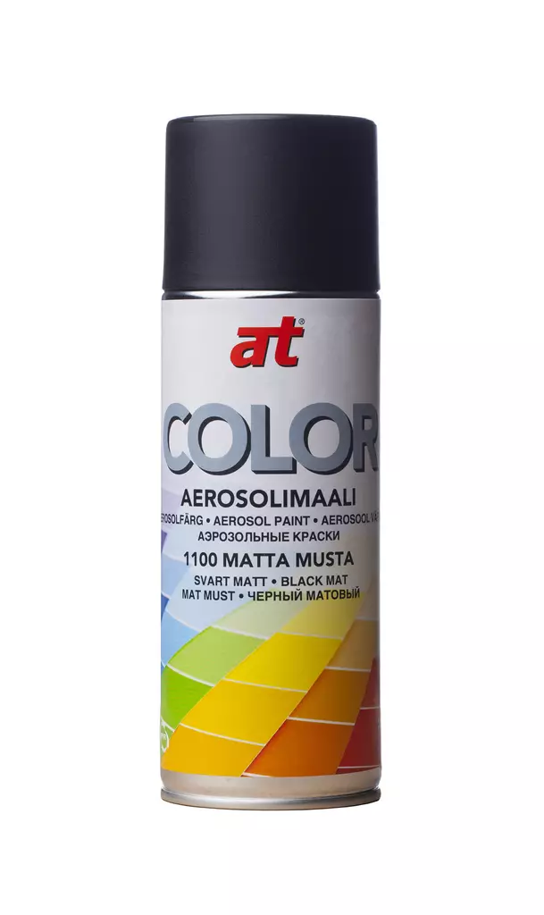 Spraymaali matta musta 400ml - Spraymaalit - 0000523 - 1