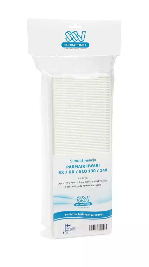 SSV Parmair Iiwari EX/KX 130/140 Ilmanvaihtokoneen suodatin - Ilmanvaihtokoneen suodattimet - 0002713 - 1