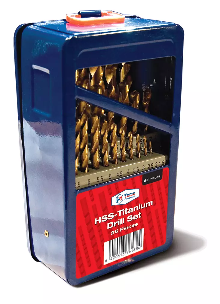 Tamo poranteräsarja 1-13mm HHS Titanium - Metalliporanterät - 0002833 - 1