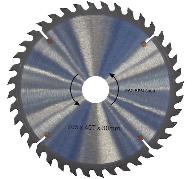 Tamo pyörösahanterä 205x40Tx30mm - Pyörösahanterät sirkkeliin - 0002763 - 3