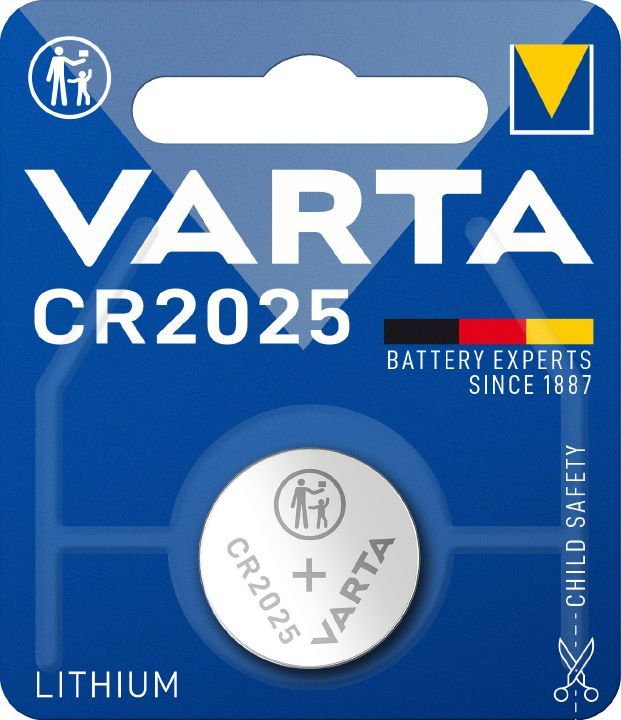 Varta nappiparisto CR2025 1kpl - Nappiparistot - 0012653 - 1
