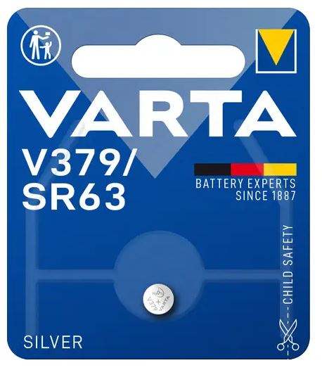 Varta nappiparisto V379/SR63 1kpl - Nappiparistot - 0012663 - 1