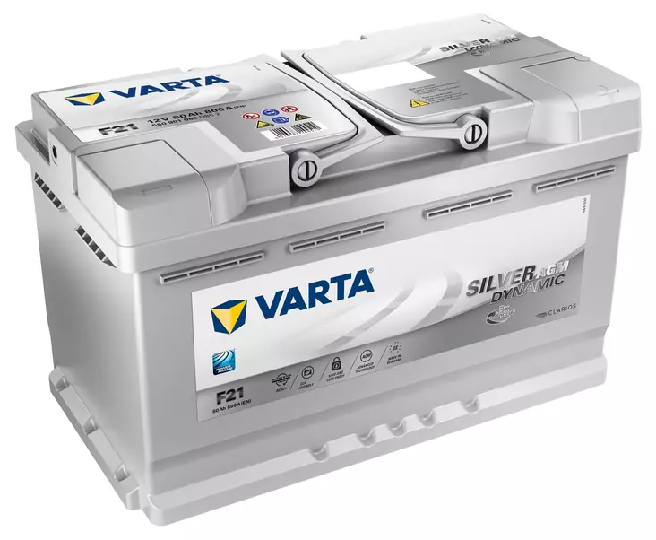 Varta Silver Dynamic Käynnistysakku 80Ah AGM - Käynnistysakut - 0013063 - 1