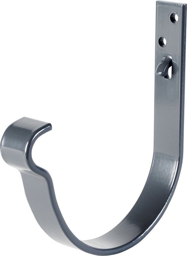 Vesikourun kannake 125mm 5x25 suora RR33 musta - Rännit, räystäskourut - 0015973 - 1