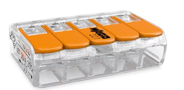 Wago vipurasialiitin 5-Nap 4mm² 8kpl - Liittimet ja tarvikkeet - 0010003 - 1