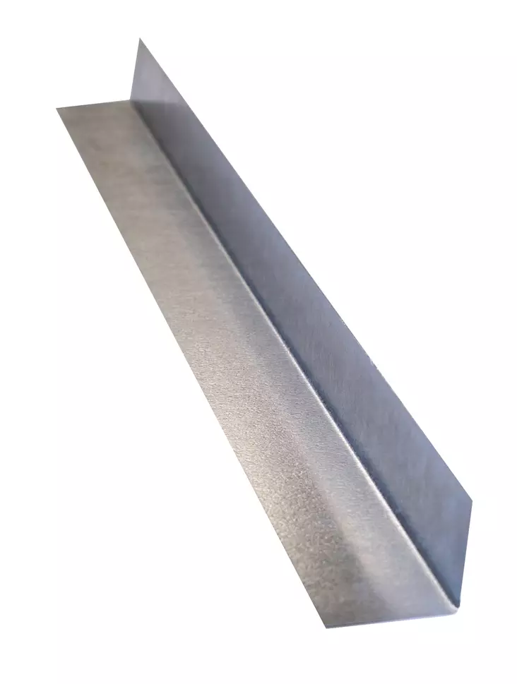 Warma Kipsilevyn kulma-aluspelti 50x50mm, pituus 2,6m - Rakennuslistat - 0009723 - 1