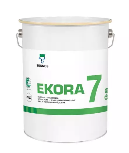 Teknos Sisämaali Himmeä Ekora 7 C-Pohja 4,5L - Sisämaalit - 0019934 - 1