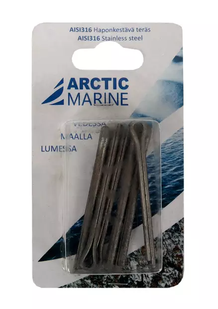 Arctic Marine Saksisokka 5,0X60 AISI 316, 6kpl - Sokat, haat, sakkelit - 0004424 - 2