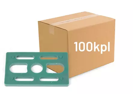 Elementin asennuspala 50x80mm x 5mm 100kpl - Raudoitus, valu - 0015114 - 1