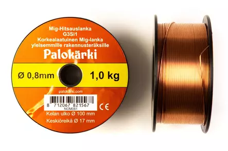 Mig-Hitsauslanka Ø 0,8mm 1kg - Hitsauslangat - 0020404 - 1