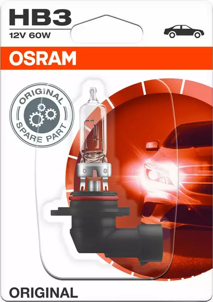 Osram Original 12V HB3 polttimo 60Wster 1kpl - Autopolttimot - 0008164 - 1