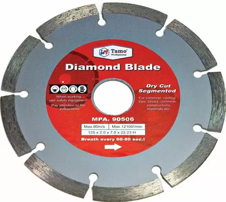 Tamo timanttikatkaisulaikka 230mm segmentti - Timanttilaikat - 0012934 - 1