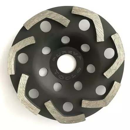 Timanttihiomalaikka 125mm SEGMENTTI HARD - Timanttilaikat - 0021824 - 1