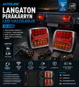 Autoline Langaton peräkärryn led valosarja 12-24V - Peräkärryn takavalot - 0017104 - 3