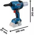 Bosch Akkuvetoniittikone GRG 18V-16 C Runko - Muut akkutyökalut - 0012624 - 2