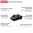 Bosch Expert Latauslaite 16A EXAL18V-160 - Työkaluakut ja -laturit - 0021664 - 7