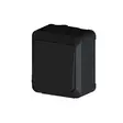 Harju Hiili pintakytkin 6 IP44 musta - Pinta-asennus rasiat ja kytkimet - 0009894 - 1